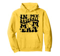 My Baseball Mom Era Groovy Sports Parent Hoodie - Unique Graphic for Adults - T-Shirt, Sweatshirt, Hoodie