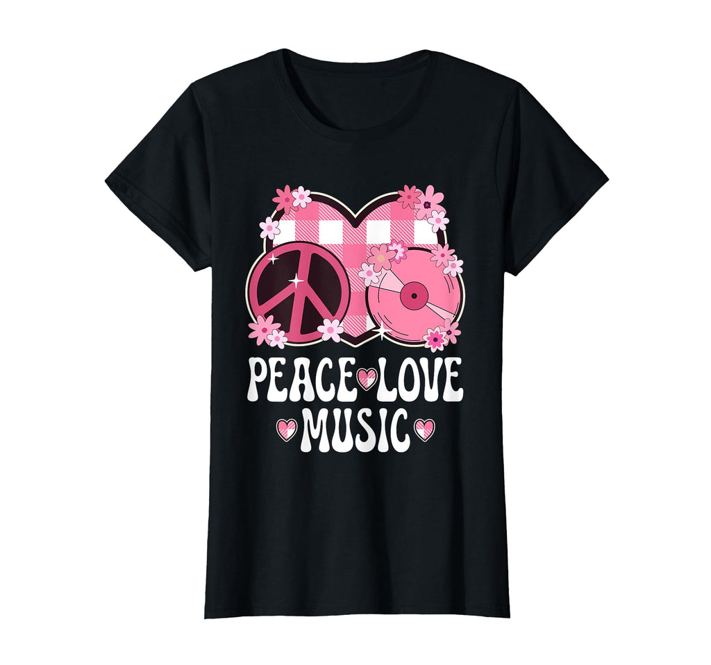 Peace Love Music Lover Outfit Teen T-Shirt - Streetwear Style for Adults - T-Shirt, Sweatshirt, Hoodie