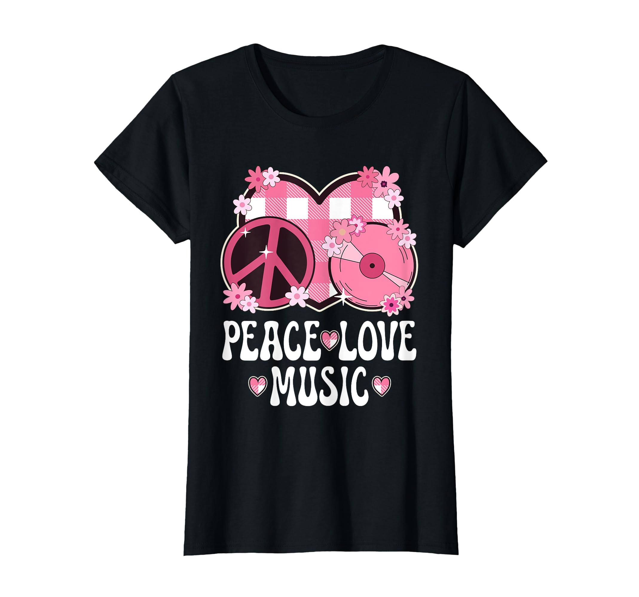 Peace Love Music Lover Outfit Teen T-Shirt - Streetwear Style for Adults - T-Shirt, Sweatshirt, Hoodie