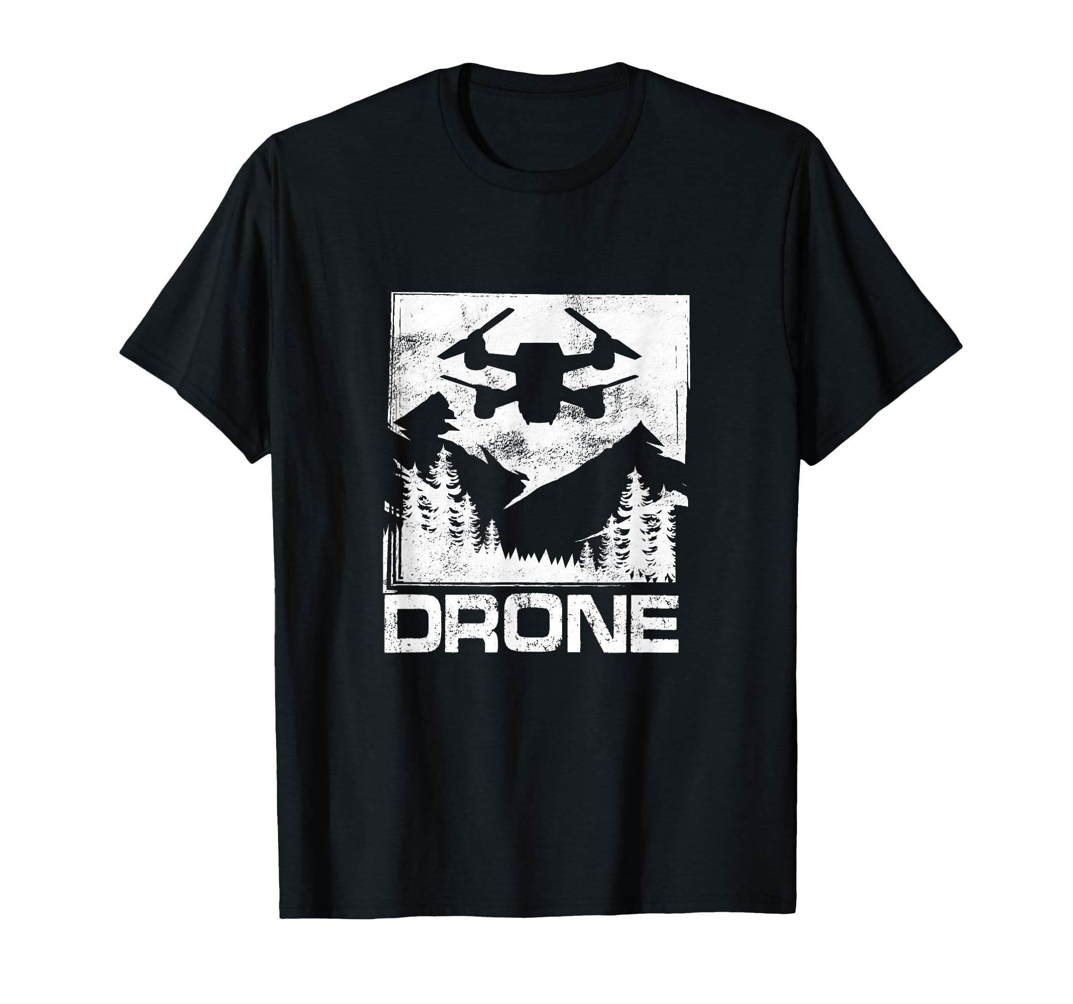 Distressed Fpv Rpv Drone Racer T-Shirt - Casual Everyday Wear Men Women - T-Shirt, Sweatshirt, Hoodie