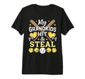 Baseball Grandma Grandmother Granny T-Shirt - Trendy Graphic Men Women - T-Shirt, Sweatshirt, Hoodie