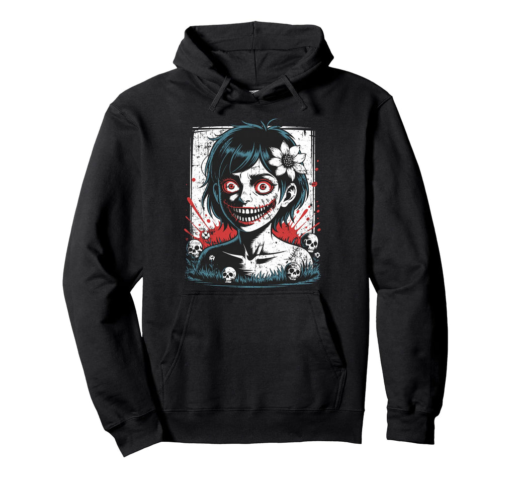 Japanese Goth Creepy Emo Y2K Japan Hoodie - Fun Novelty Design Unisex - T-Shirt, Sweatshirt, Hoodie