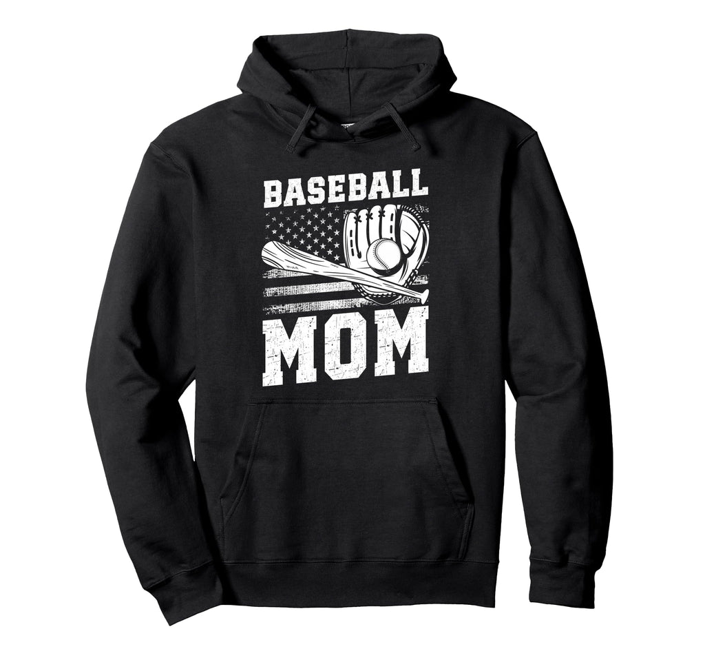 Baseball Mom Hoodie - Aesthetic Graphic for Adults - T-Shirt, Sweatshirt, Hoodie