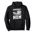 Baseball Mom Hoodie - Aesthetic Graphic for Adults - T-Shirt, Sweatshirt, Hoodie