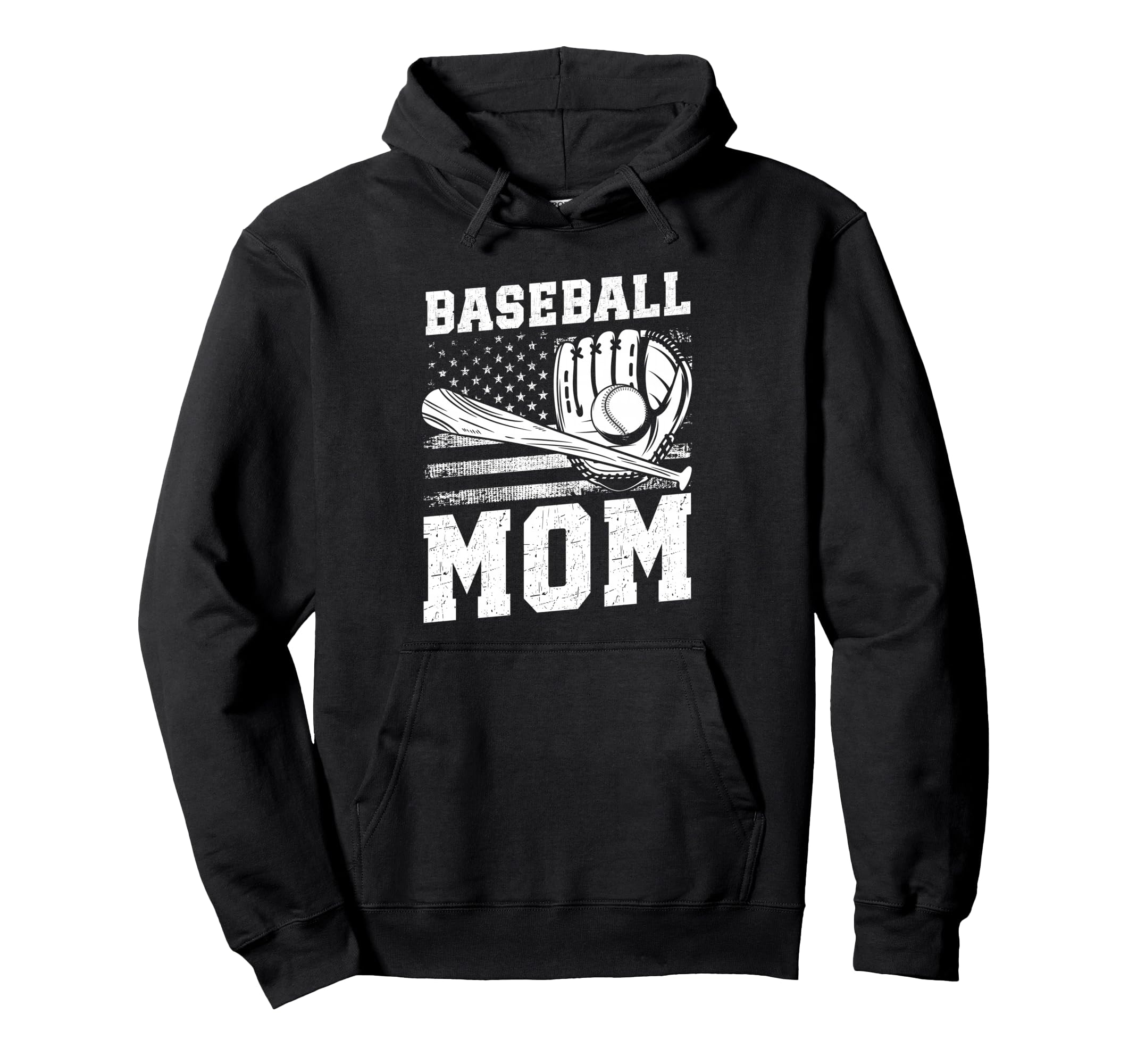 Baseball Mom Hoodie - Aesthetic Graphic for Adults - T-Shirt, Sweatshirt, Hoodie