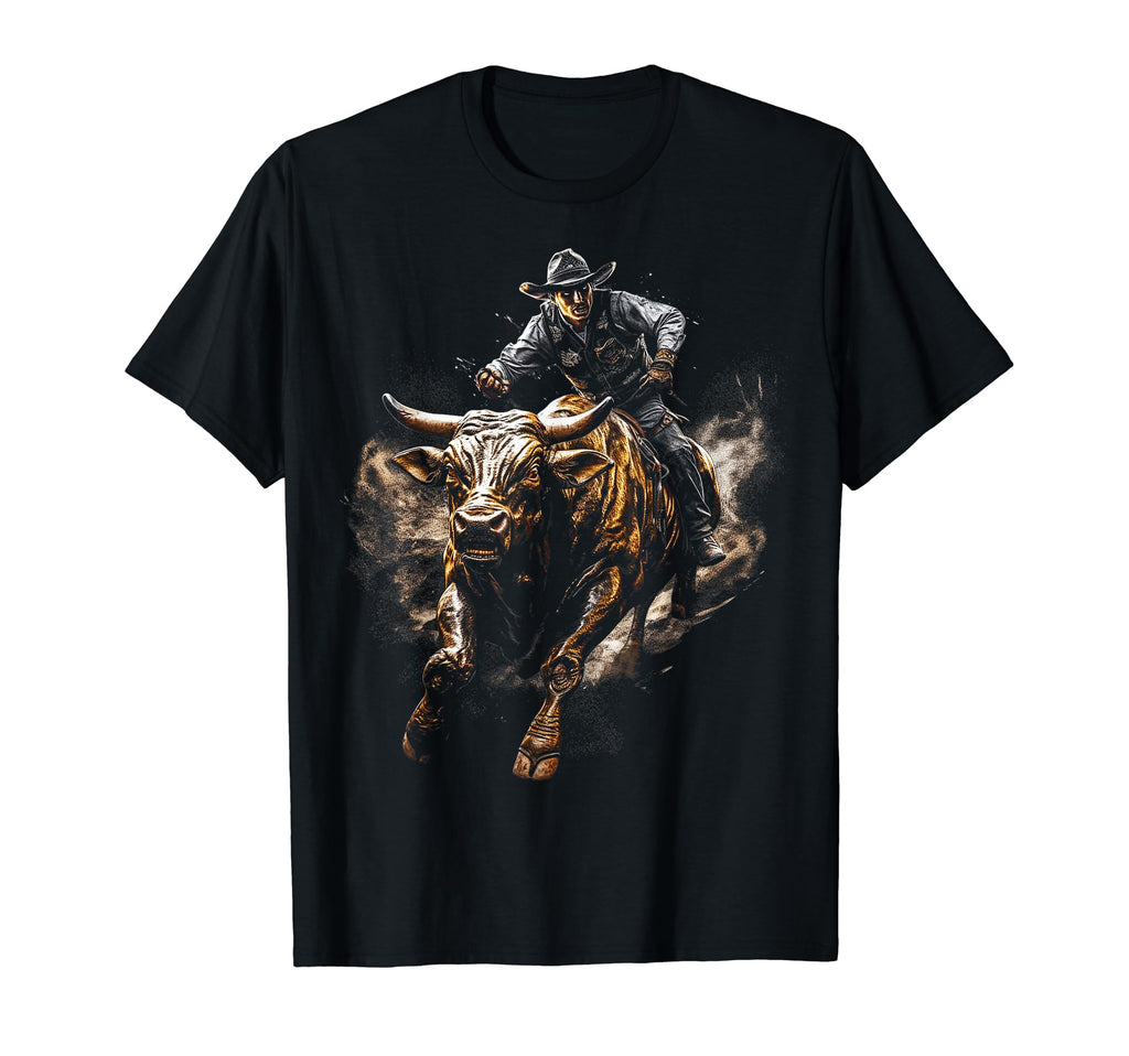 Cowboy Rodeo Horse Riding Usa Cowboy T-Shirt - Aesthetic Graphic Unisex - T-Shirt, Sweatshirt, Hoodie