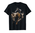 Cowboy Rodeo Horse Riding Usa Cowboy T-Shirt - Aesthetic Graphic Unisex - T-Shirt, Sweatshirt, Hoodie