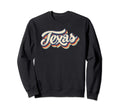 Texas 70S Distressed Sweatshirt - Graphic Print Unisex - T-Shirt, Sweatshirt, Hoodie
