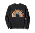 Boho Rainbow Teacher Classroom Vibes Sweatshirt - Unique Graphic Men Women - T-Shirt, Sweatshirt, Hoodie