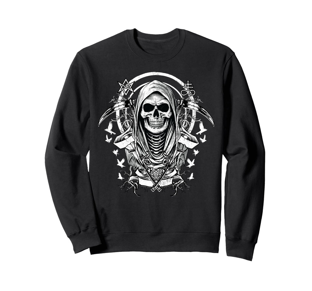 Gothic Aesthetic Skeleton Grunge Occult Sweatshirt - Unique Graphic Unisex - T-Shirt, Sweatshirt, Hoodie