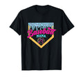 Baseball Mama Home Plate Ice Cream T-Shirt - Fun Novelty Design for Adults - T-Shirt, Sweatshirt, Hoodie