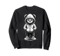 Camouflage Rapper Teddy Bear Sweatshirt - Casual Everyday Wear for Adults - T-Shirt, Sweatshirt, Hoodie