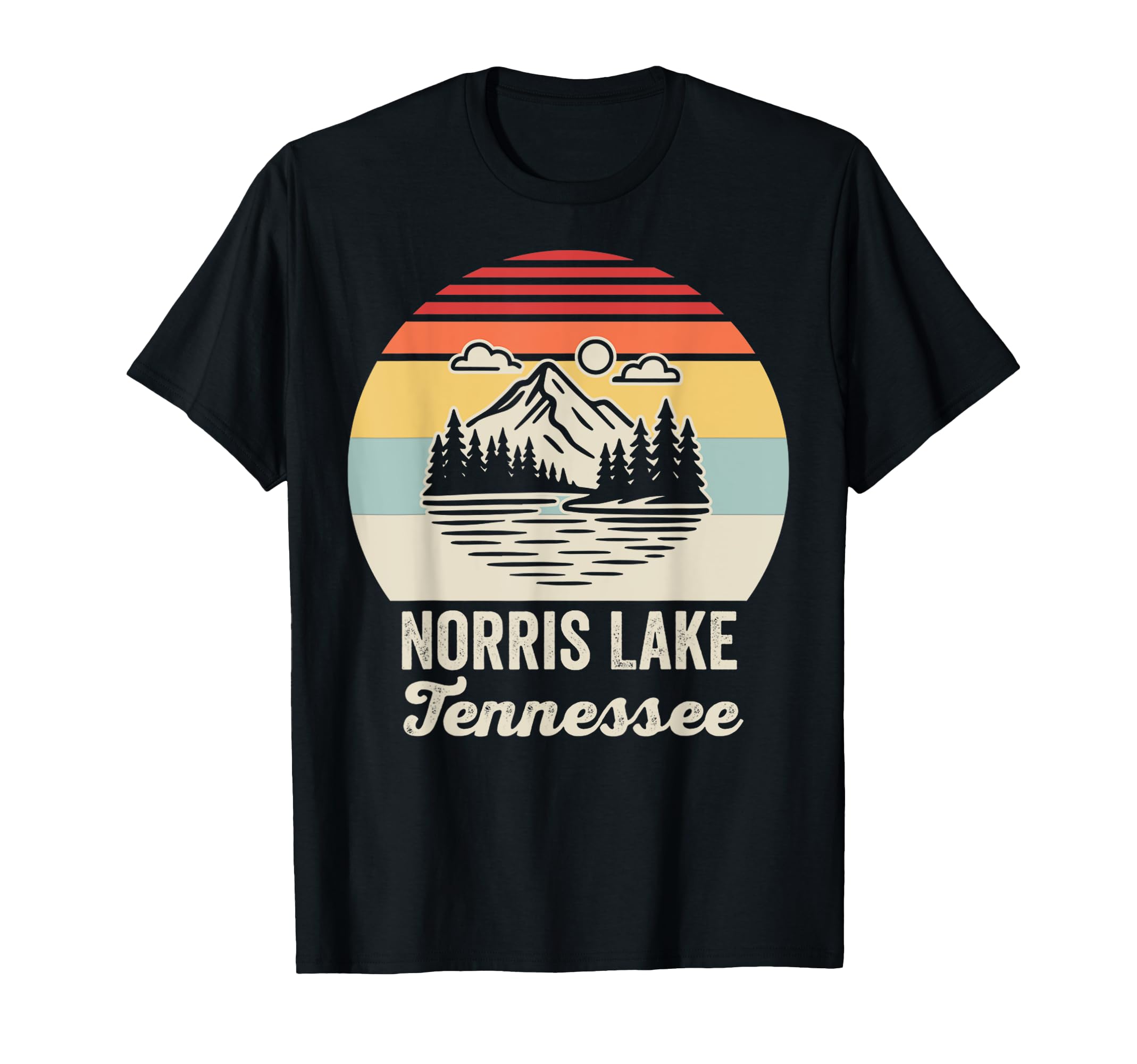 Norris Lake Tennessee Mountain Sunset T-Shirt - Streetwear Style Unisex - T-Shirt, Sweatshirt, Hoodie