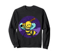 Bee Baseball Space Galaxy Sweatshirt - Casual Everyday Wear for Adults - T-Shirt, Sweatshirt, Hoodie