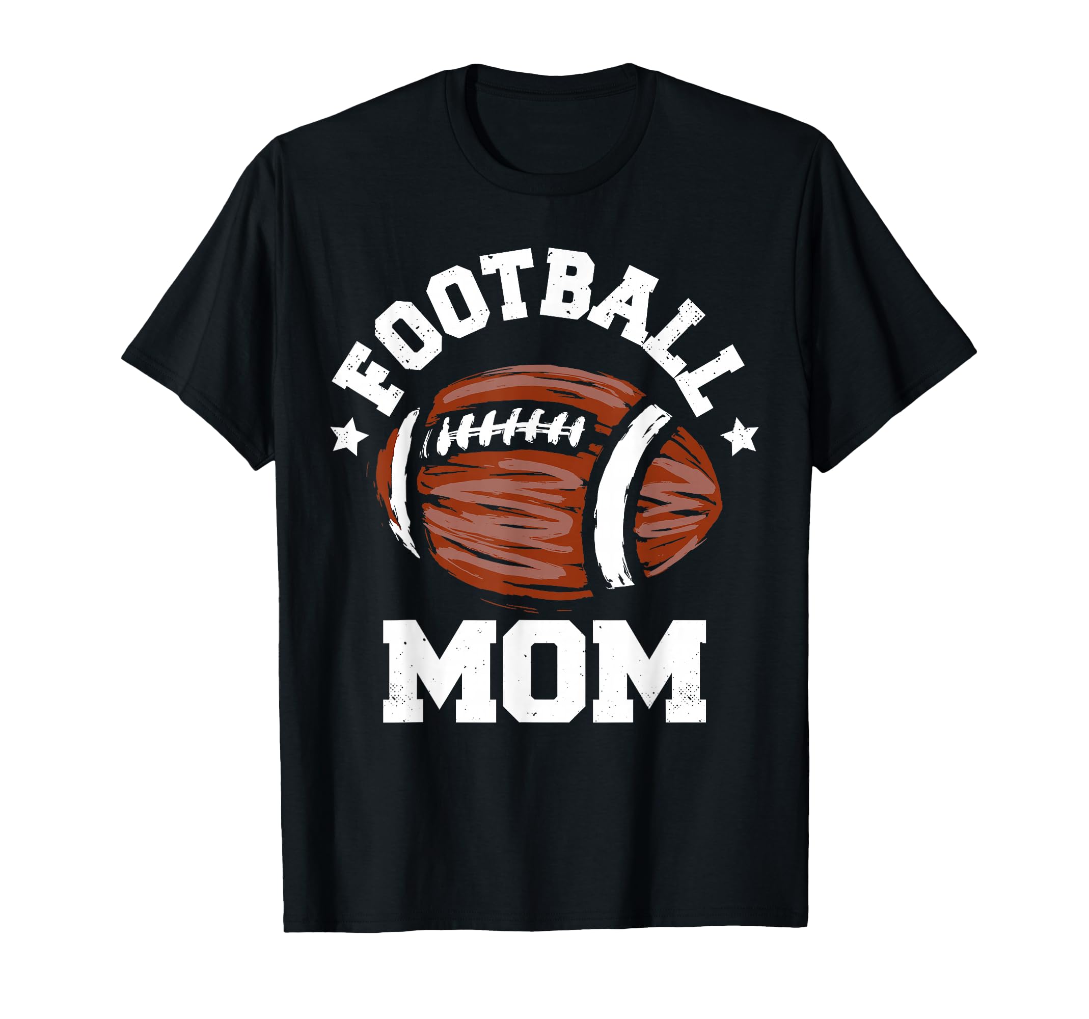 Football Mom Distressed Football T-Shirt - Custom Art Print for Adults - T-Shirt, Sweatshirt, Hoodie