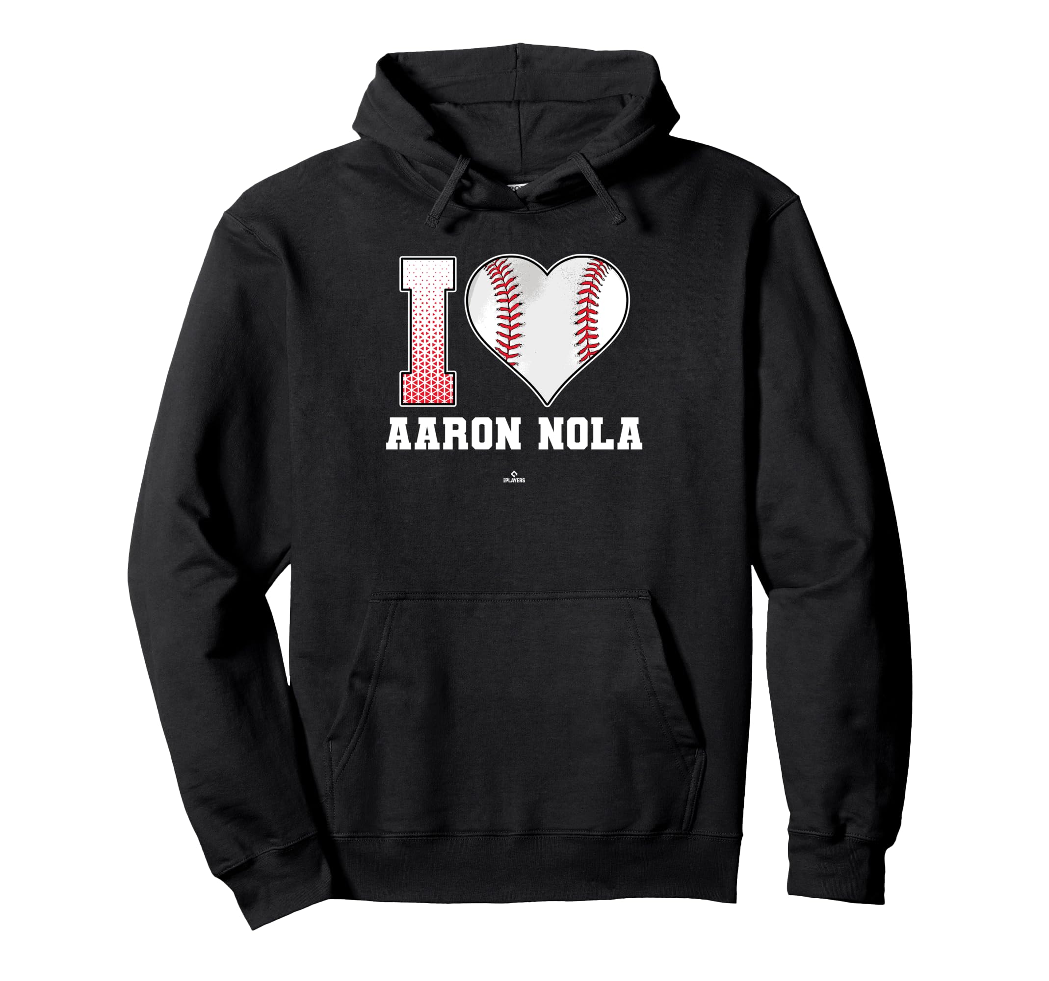 I Heart Baseball Stitch Aaron Nola Hoodie - Aesthetic Graphic Men Women - T-Shirt, Sweatshirt, Hoodie