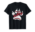 Go Bulldogs Pawprint School Mascot T-Shirt - Unique Graphic for Adults - T-Shirt, Sweatshirt, Hoodie
