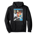 Fox Surfing Kanagawa Wave Kawaii Hoodie - Trendy Graphic Men Women - T-Shirt, Sweatshirt, Hoodie
