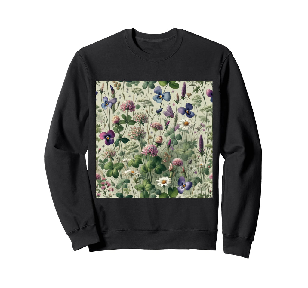 Flowers Floral Art Boho Wildflowers Sweatshirt - Graphic Print Men Women - T-Shirt, Sweatshirt, Hoodie