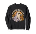 Halloween Spooky Season Floral Sweatshirt - Novelty Apparel for Adults - T-Shirt, Sweatshirt, Hoodie