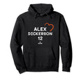 Alex Dickerson Heart Valentines Day Hoodie - Minimalist Print Unisex - T-Shirt, Sweatshirt, Hoodie