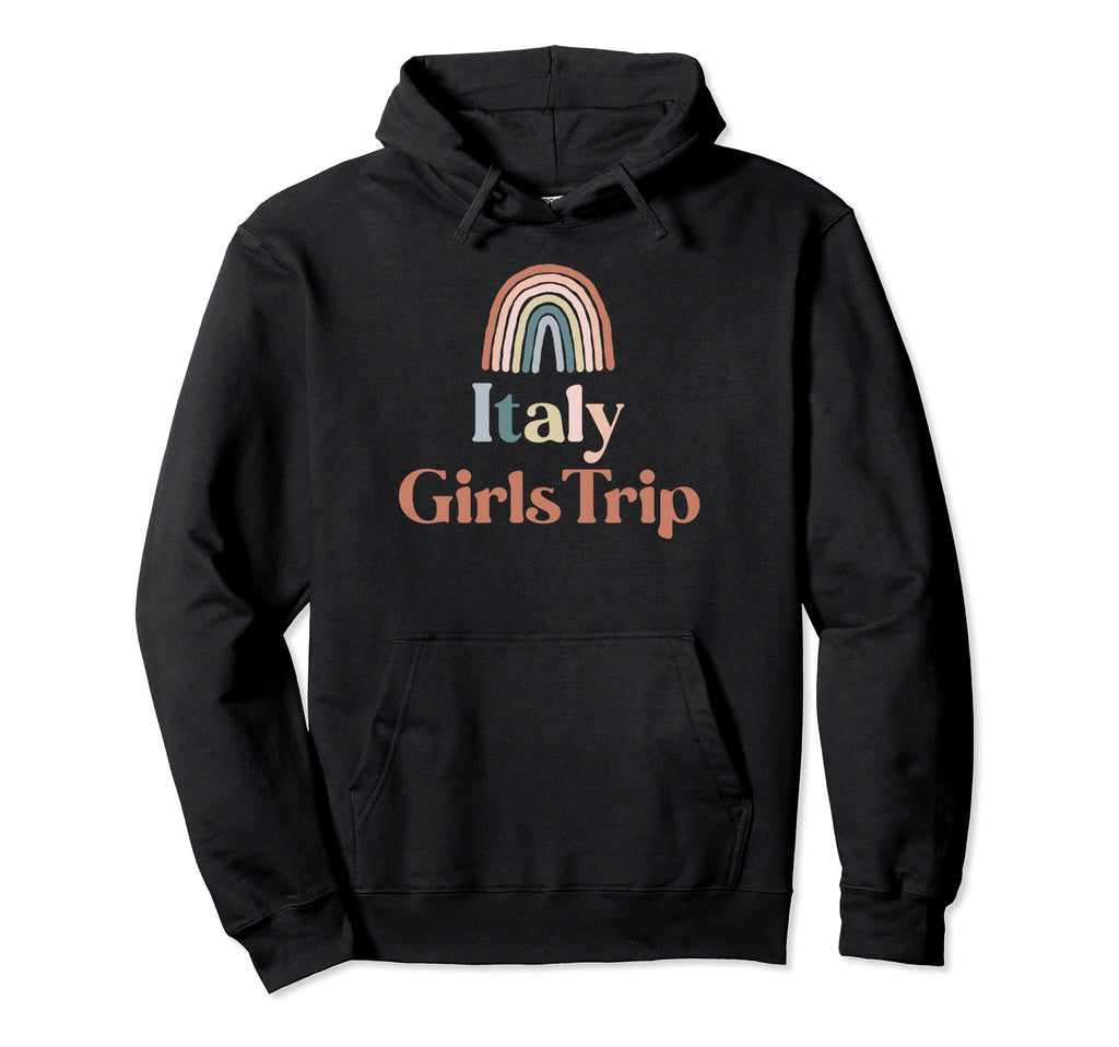 Italy Trip Boho Rainbow Group Matching Hoodie - Unique Graphic for Adults - T-Shirt, Sweatshirt, Hoodie