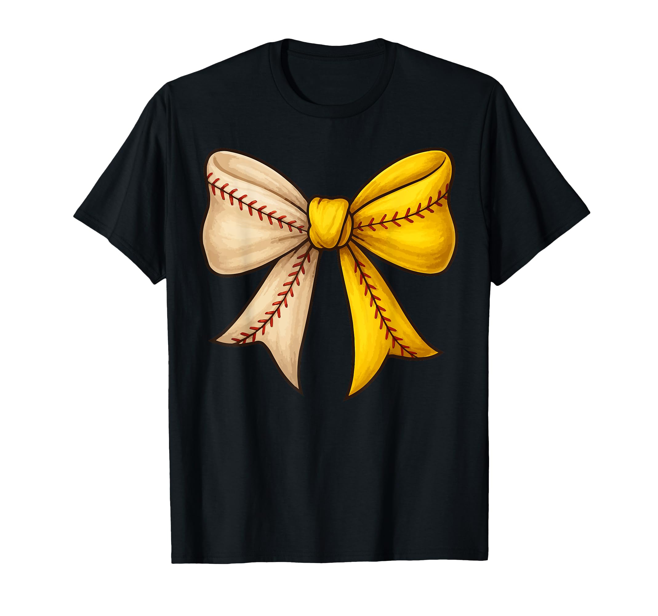 Baseball Softball Coquette Bow Game Day T-Shirt - Unique Graphic Unisex - T-Shirt, Sweatshirt, Hoodie