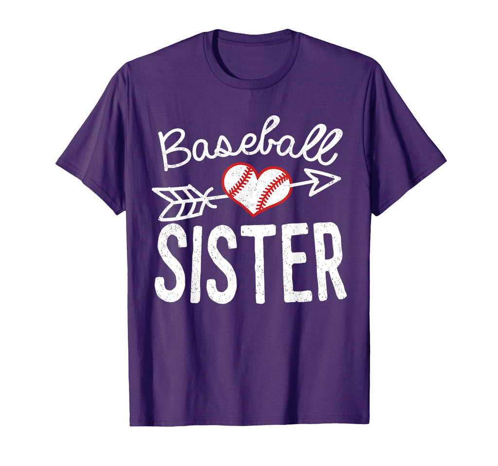 Proud Baseball Sister Funny Sweatshirt - Custom Art Print Unisex - T-Shirt, Sweatshirt, Hoodie
