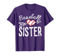 Proud Baseball Sister Funny Sweatshirt - Custom Art Print Unisex - T-Shirt, Sweatshirt, Hoodie