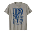 Distressed Judo Fighter Judo T-Shirt - Novelty Apparel for Adults - T-Shirt, Sweatshirt, Hoodie