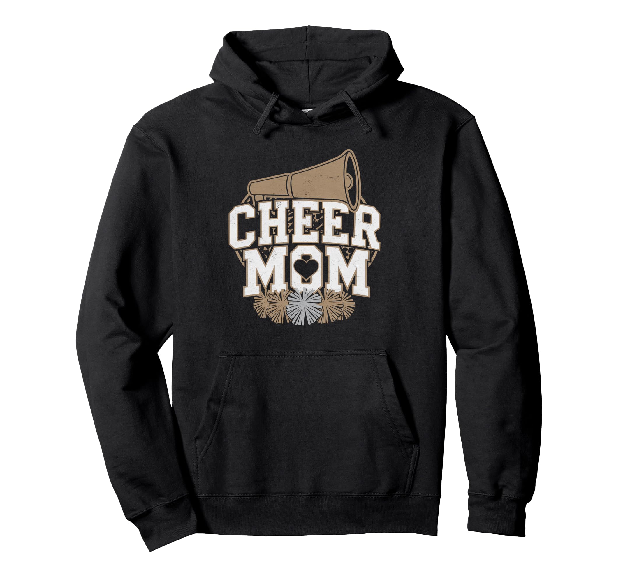 Cheer Mom Mother Bow Cheerleader Game Hoodie - Unique Graphic for Adults - T-Shirt, Sweatshirt, Hoodie