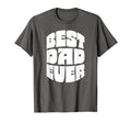 Best Dad Ever Seventies Typography T-Shirt - Custom Art Print Men Women - T-Shirt, Sweatshirt, Hoodie