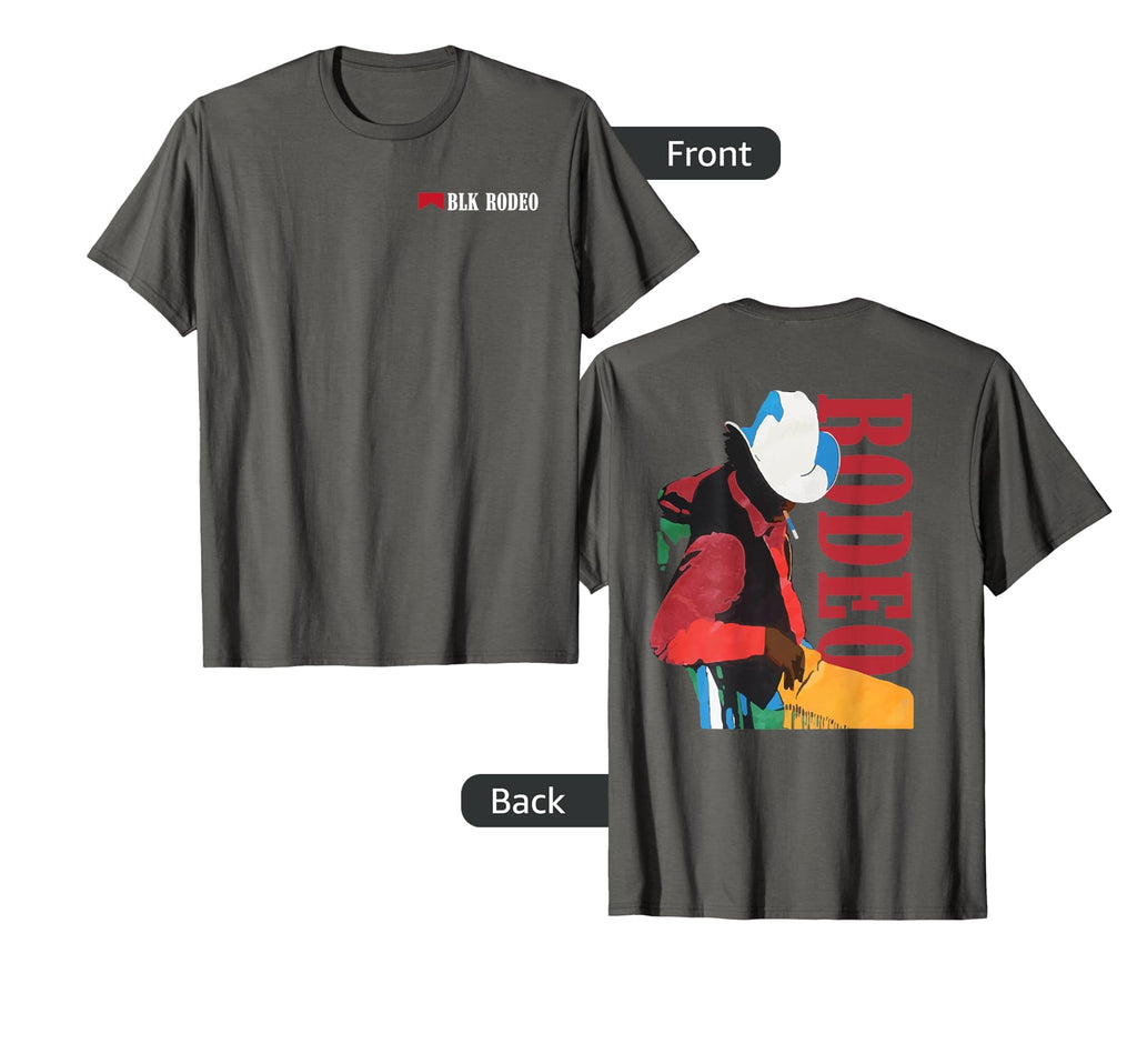 African American Cowboy Rodeo T-Shirt - Trendy Graphic Unisex - T-Shirt, Sweatshirt, Hoodie