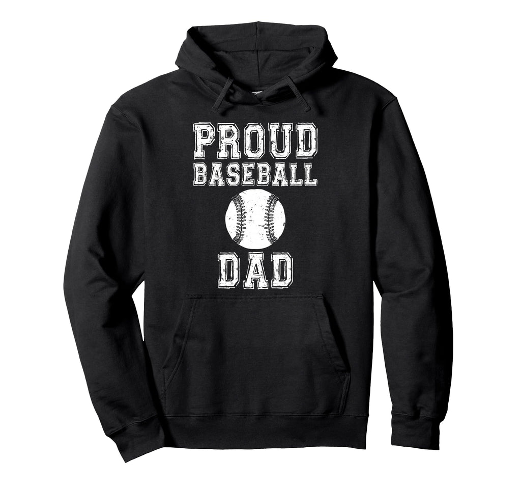 Proud Baseball Dad Game Day Sports Parent Hoodie - Aesthetic Graphic Unisex - T-Shirt, Sweatshirt, Hoodie