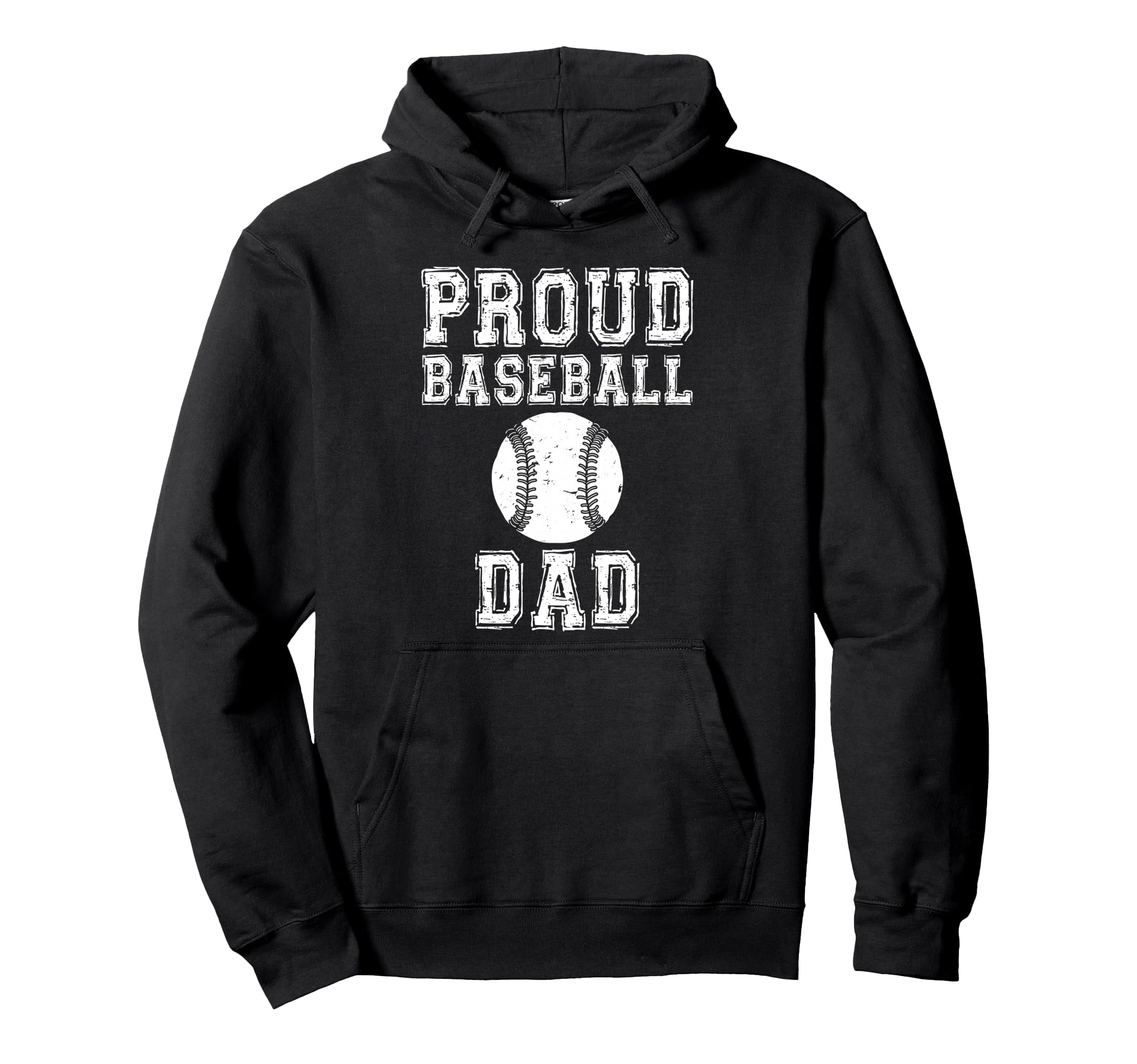 Proud Baseball Dad Game Day Sports Parent Hoodie - Aesthetic Graphic Unisex - T-Shirt, Sweatshirt, Hoodie