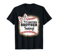Baseball Sister Hey Brother Brother Swing T-Shirt - Unique Graphic Unisex - T-Shirt, Sweatshirt, Hoodie