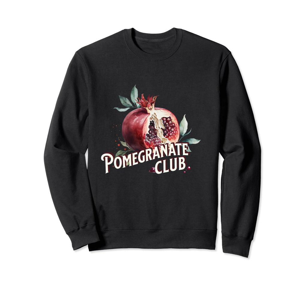 Pomegranate Club Y2K Aesthetic Sweatshirt - Custom Art Print for Adults - T-Shirt, Sweatshirt, Hoodie