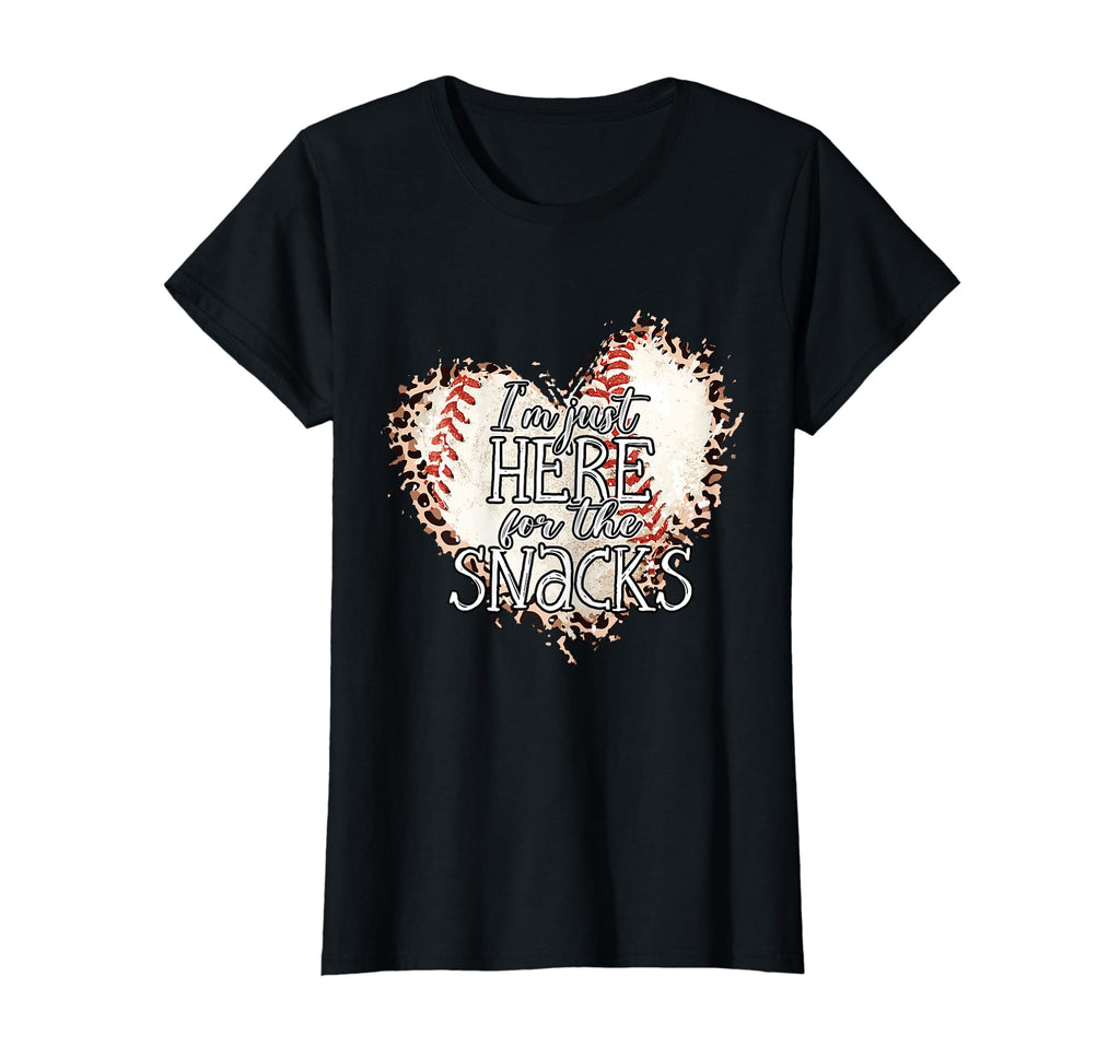 Im Just Here Snacks Baseball Sister T-Shirt - Aesthetic Graphic for Adults - T-Shirt, Sweatshirt, Hoodie