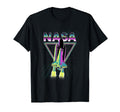 Nasa Iconic Space Shuttle Neon 80S T-Shirt - Streetwear Style for Adults - T-Shirt, Sweatshirt, Hoodie