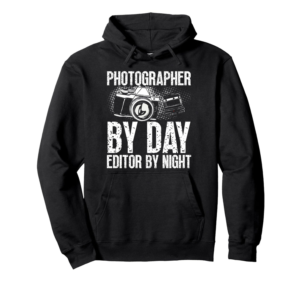 Photo Camera Photographer Flash People Hoodie - Custom Art Print Men Women - T-Shirt, Sweatshirt, Hoodie