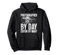 Photo Camera Photographer Flash People Hoodie - Custom Art Print Men Women - T-Shirt, Sweatshirt, Hoodie