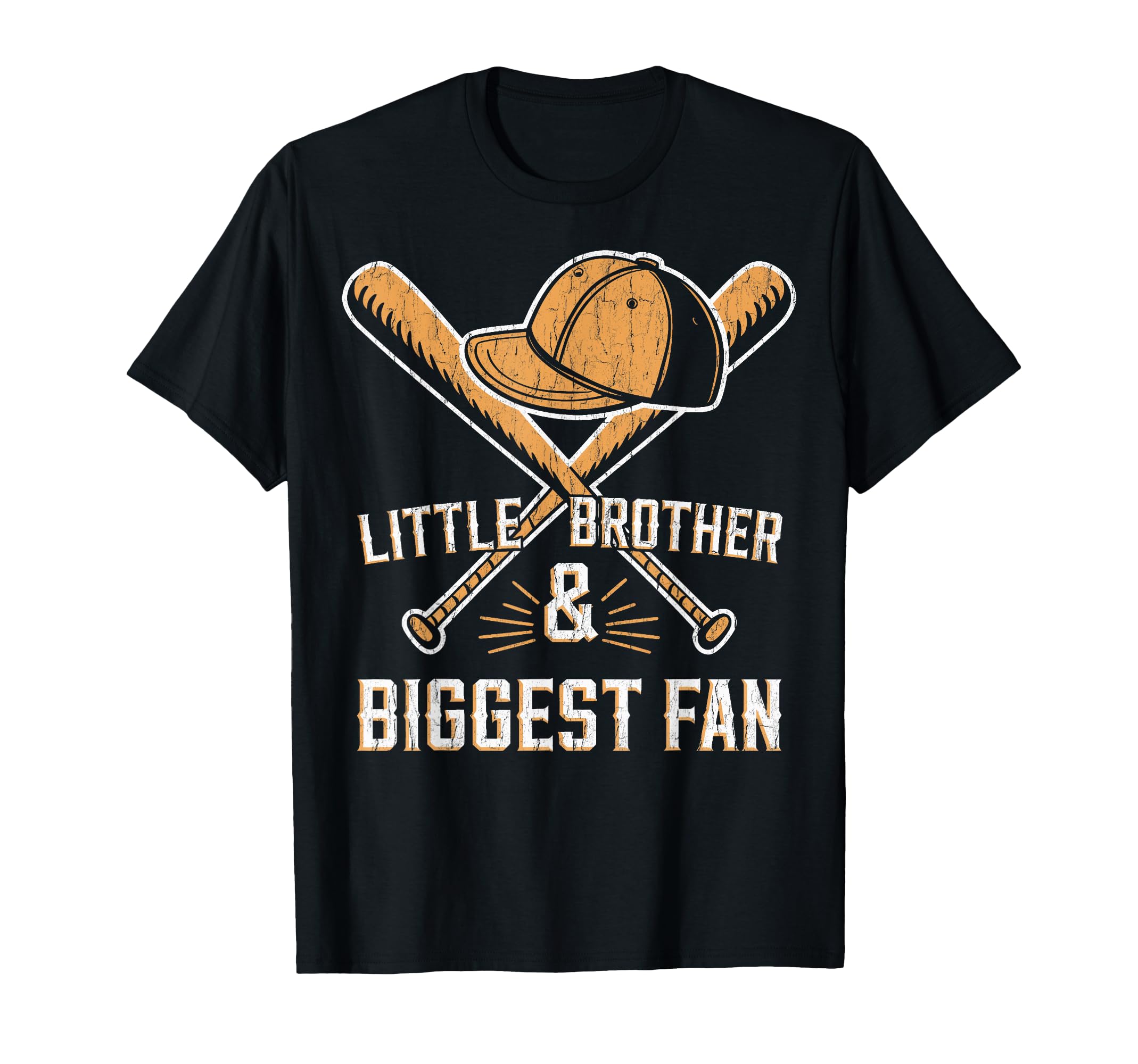 Baseball Little Brother Biggest Fan T-Shirt - Streetwear Style for Adults - T-Shirt, Sweatshirt, Hoodie