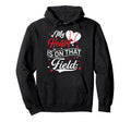 My Heart Is That Field Baseball Player Hoodie - Graphic Print Men Women - T-Shirt, Sweatshirt, Hoodie