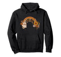 Groovy Halloween Rainbow Skull Boho Hoodie - Casual Everyday Wear Unisex - T-Shirt, Sweatshirt, Hoodie
