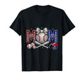 Baseball Mom Bow Game Day T-Shirt - Casual Everyday Wear Unisex - T-Shirt, Sweatshirt, Hoodie