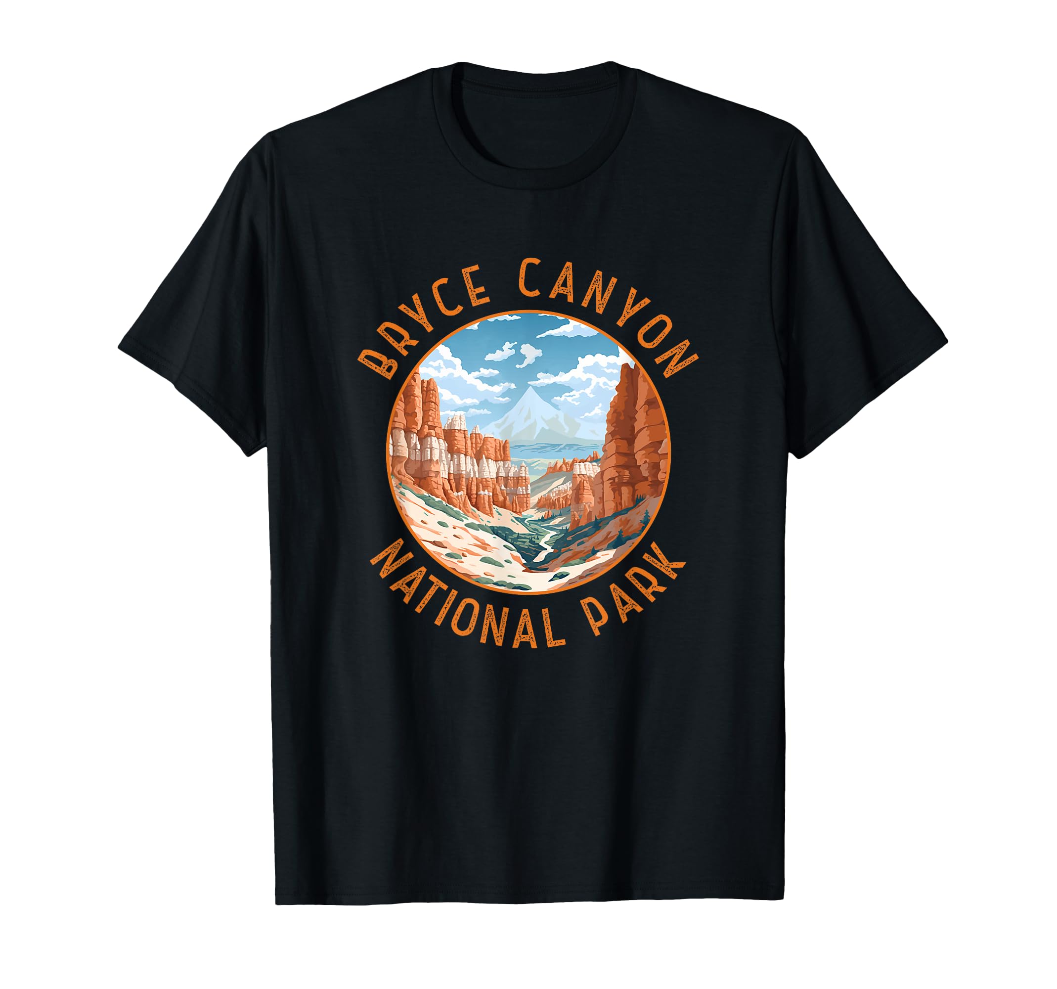 Bryce Canyon National Park Illustration T-Shirt - Novelty Apparel Unisex - T-Shirt, Sweatshirt, Hoodie