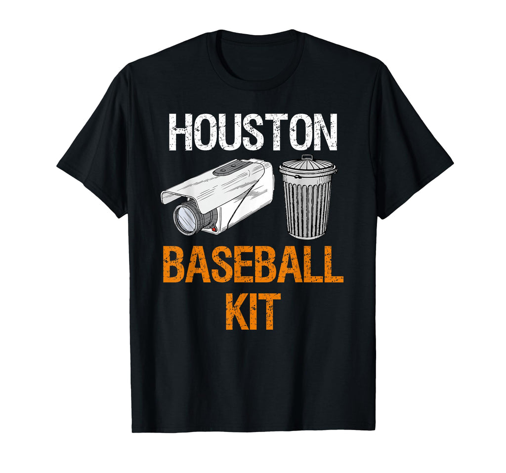 Houston Baseball Camera And Trash Can T-Shirt - Unique Graphic for Adults - T-Shirt, Sweatshirt, Hoodie