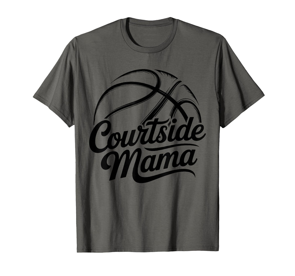 Courtside Mama Basketball Mom Game Day T-Shirt - Trendy Graphic for Adults - T-Shirt, Sweatshirt, Hoodie