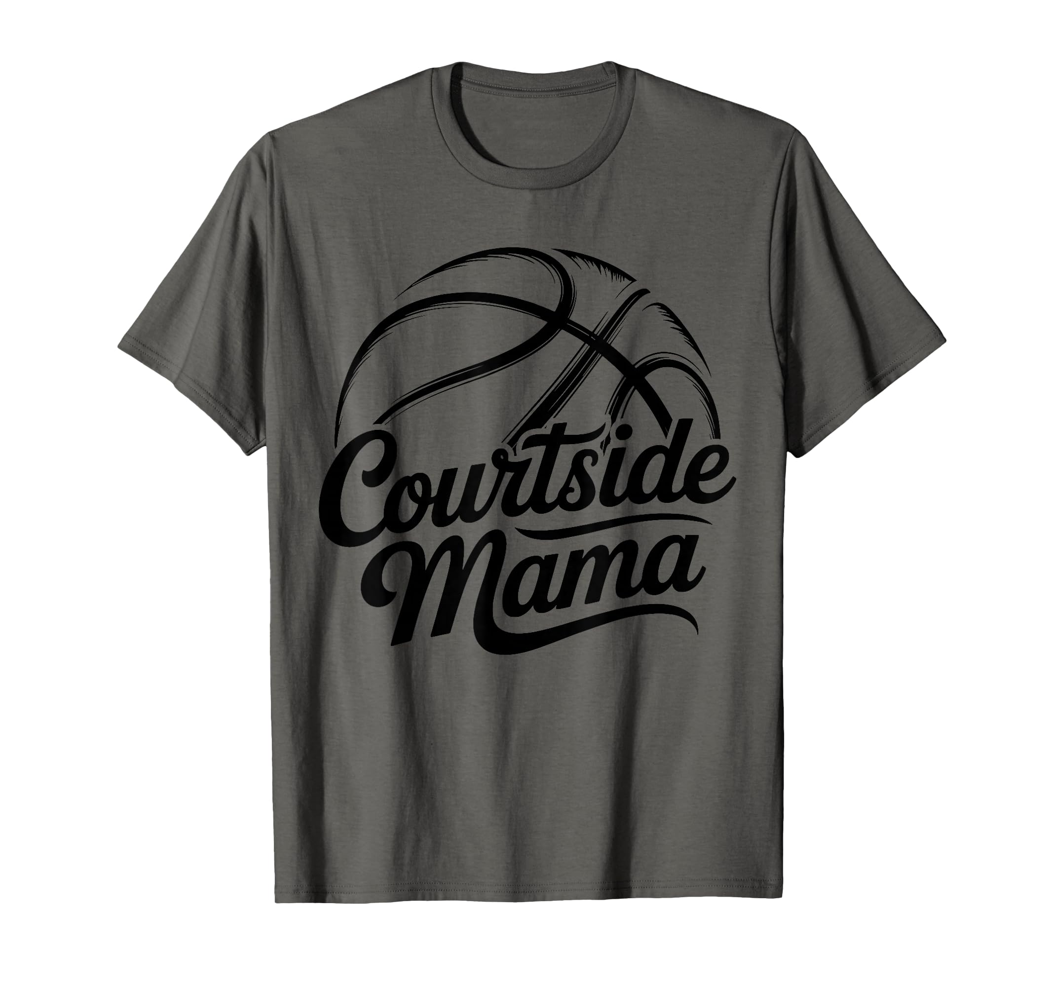 Courtside Mama Basketball Mom Game Day T-Shirt - Trendy Graphic for Adults - T-Shirt, Sweatshirt, Hoodie