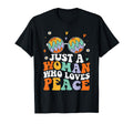 Only Who Loves Peace Hippie T-Shirt - Novelty Apparel Unisex - T-Shirt, Sweatshirt, Hoodie